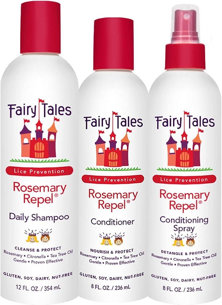 Fairy Tales Rosemary Repel Shampoo 12oz, Conditioner 8oz, & Conditioning Spray 8oz TRIO Set | Amazon (US)