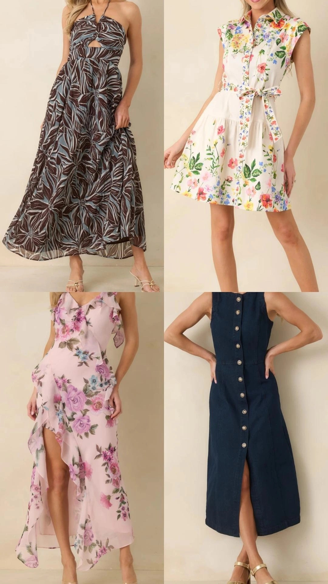 Dresses I am obsessing overVacation style, spring dresses, easter dresses, denim dress, summer style

#LTKootd #LTKSeasonal #LTKWedding