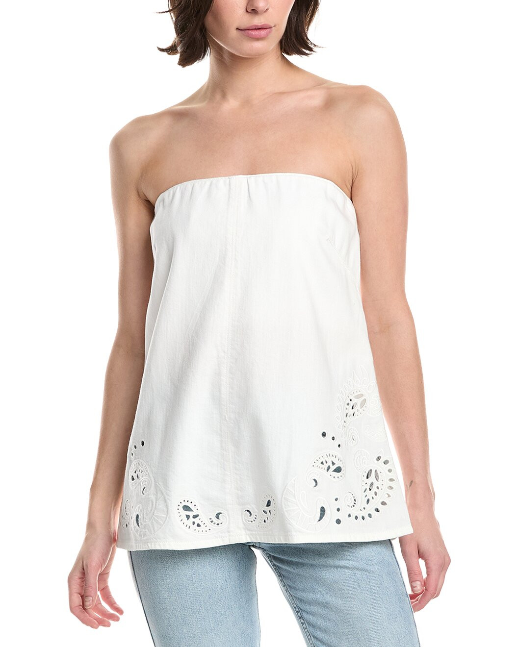 rag & bone Ultra Featherweight Aurora Strapless Top | Gilt & Gilt City