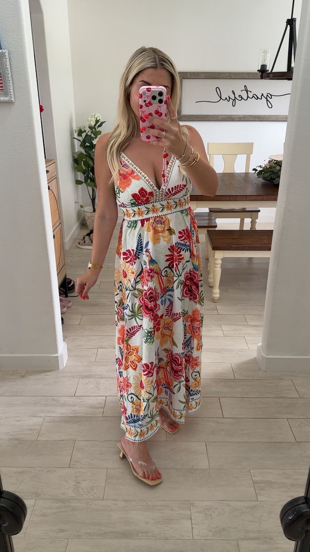 Summer vacation dress
Maxi dress small
Heels tts

#LTKootd