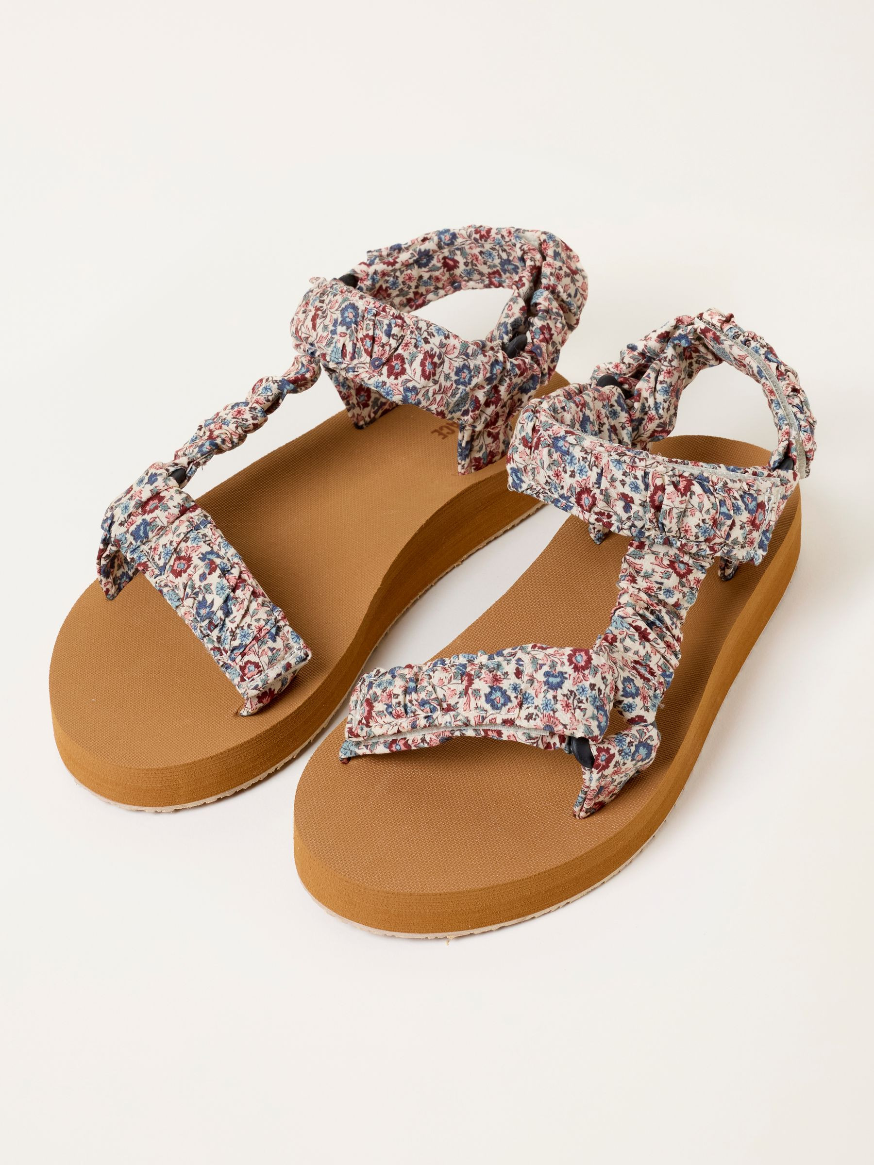 Ettie Tan Brown Walking Sandal | Fat Face