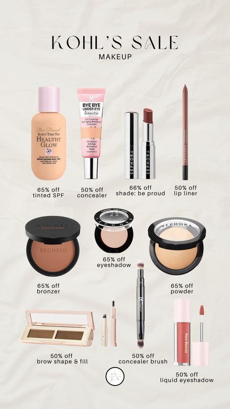 Kohl’s Sale - Makeup! 

#LTKstyletip #LTKbeauty #LTKsalealert