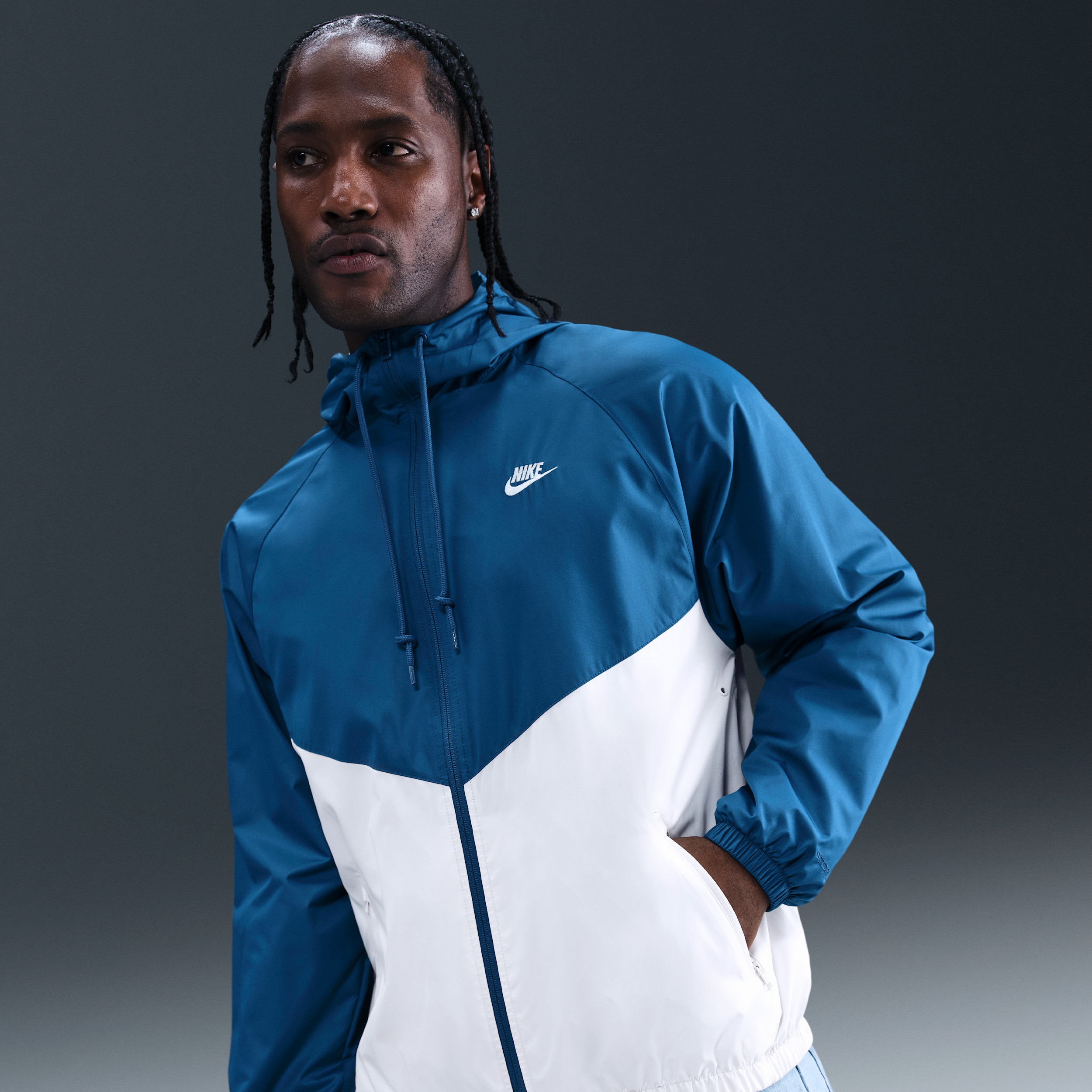 Nike Men's Windrunner Lined Jacket in Blue | HV8369-476 | Nike (US)
