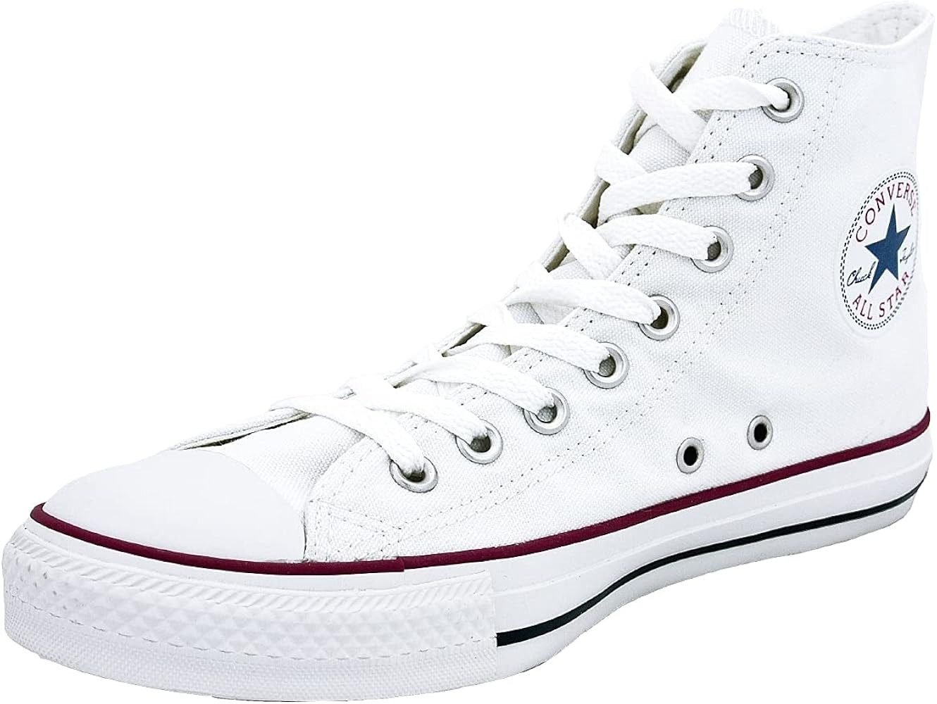 Amazon.com | Converse Unisex Adult Chuck Taylor All Star High Top, Optical White, 12.5 Womens/10.... | Amazon (US)
