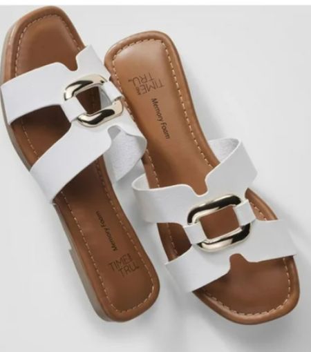 Summer white sandals. 

#sandals


#LTKshoecrush #LTKfindsunder50