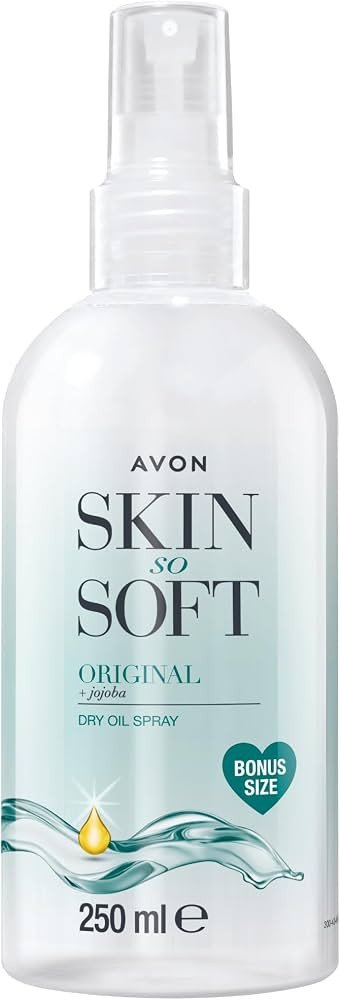 AVON SKIN SO SOFT Original Dry Oil Spray \u2013 Lightweight Moisturizing Body Oil with Jojoba & V... | Amazon (US)