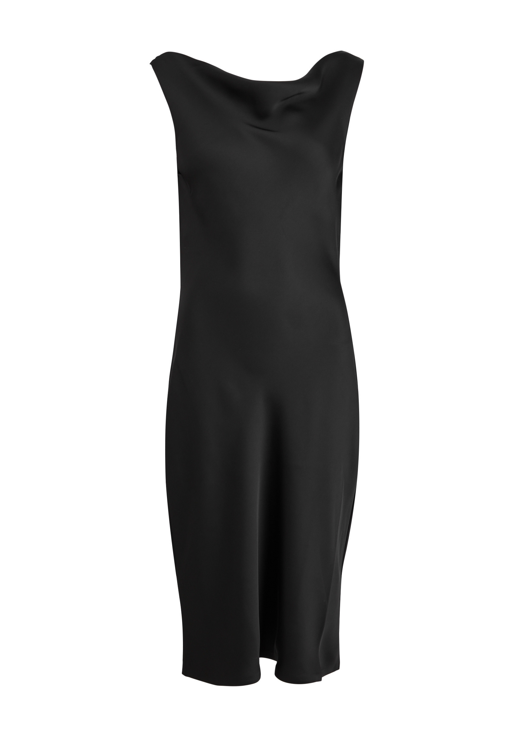 Draped satin midi dress | Harvey Nichols