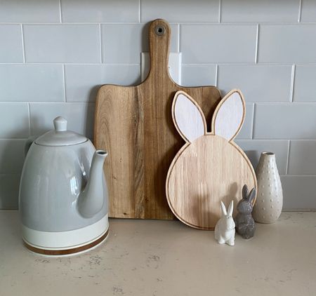 Subtle Easter kitchen decor!  Loving the tiny touches of bunnies! 🐇 
#bunnydecor #kitchen #easterdecor #homedecor #easterhome

#LTKSeasonal #LTKhome #LTKfamily