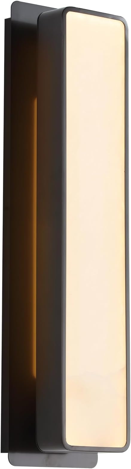 Modern LED Natural Alabaster Gypsum Wall lamp 15W Warm Yellow 2700K Wall Mounted Wall lamp Indoor... | Amazon (US)