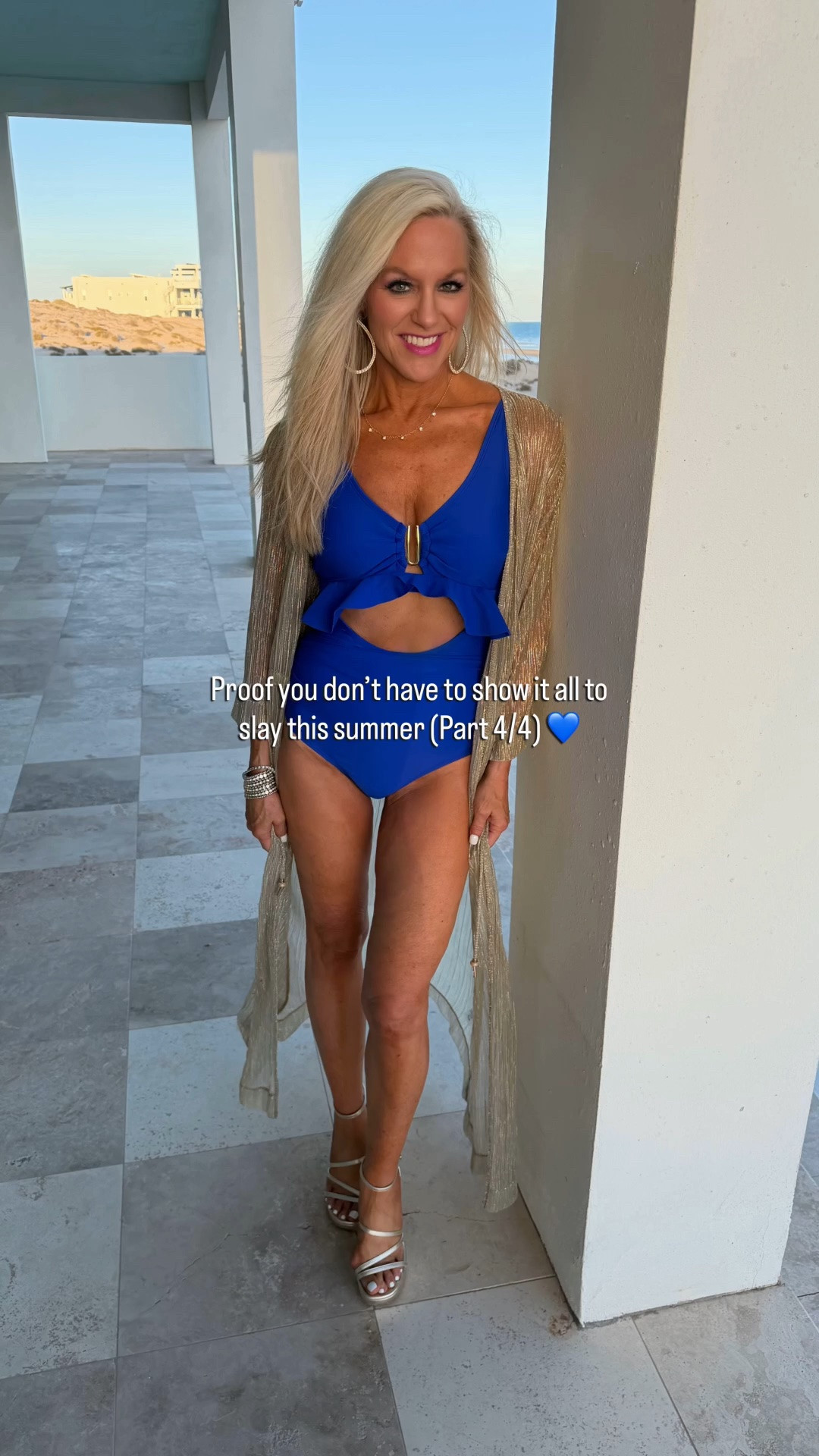 Such a fun one piece cutout swimsuit for summer! Available in other colors too! I am 5’ 4”, 113 lbs. and wearing a size small (Shoes code: Amy15).

#LTKootd #LTKSwim #LTKTravel
