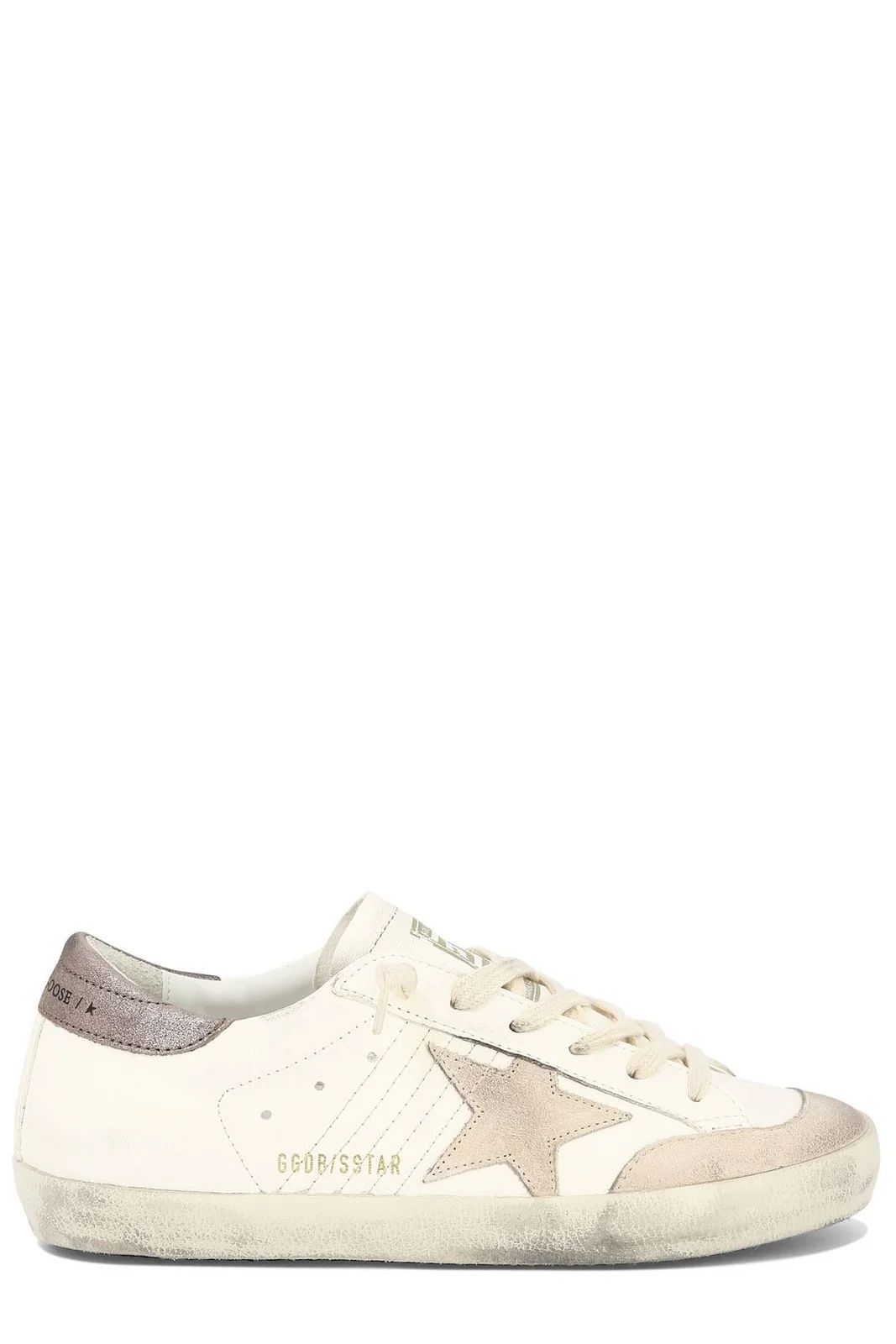 Golden Goose Deluxe Brand Super Star Lace-Up Sneakers | Cettire Global