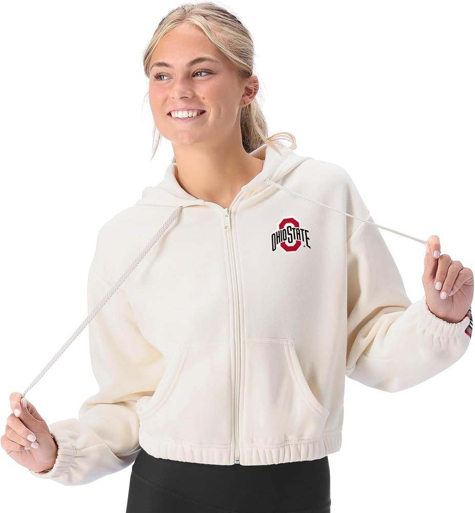 CERTO NCAA Women's Fleece Zip-Up Hoodie Jacket, Soft Full-Zip Sweatshirt, Warm Athletic Outerwear | Amazon (US)