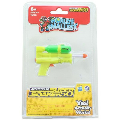 Super Impulse World's Smallest Super Soaker Water Blaster | Air Pressure Super Soaker 50 | Target