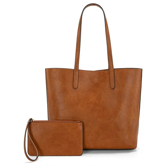 Montana West Tote Bag for Women Top Handle Purses and Handbags Soft Hobo, Light Brown | Walmart (US)