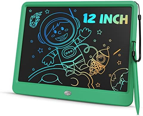 TEKFUN LCD Writing Tablet for Kids, 12inch Large Doodle Board Erasable Drawing Board, Zero Mess Colo | Amazon (US)