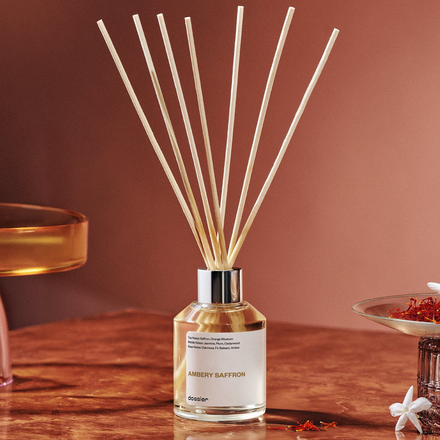 Baccarat Rouge 540 Dupe Perfume inspired by MFK: Ambery Saffron Room Diffuser | Dossier