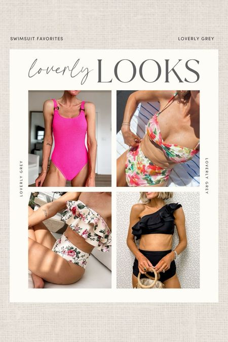 Swimsuit favorites! I've been loving this bright Target one-piece for a day at the beach with the kids. I am all in on ruffles this season too. Loverly Grey, swimsuit 

#LTKSwim #LTKStyleTip #LTKSeasonal