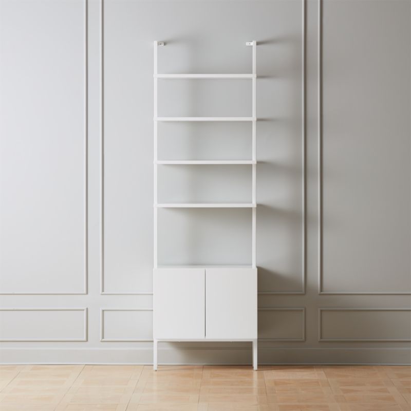 Stairway White Cabinet - 96" Height + Reviews | CB2 | CB2