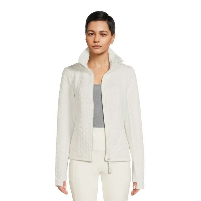 Avia Women's Quilted Jacket With Thumbholes | Walmart (US)