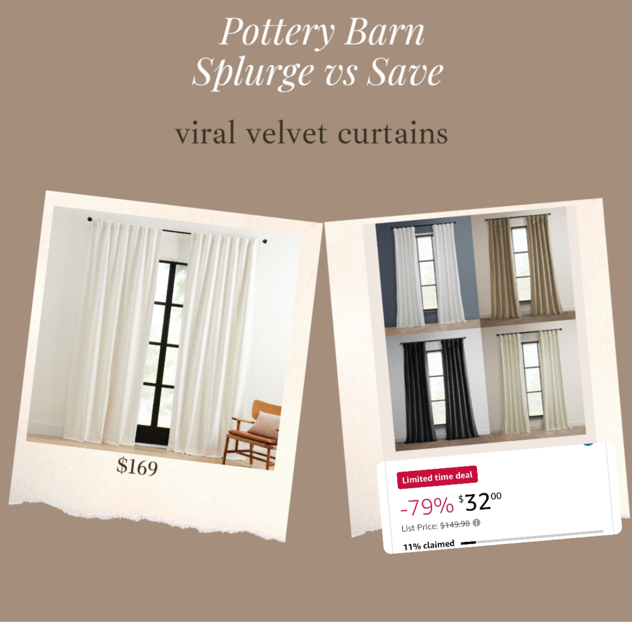 🚨🚨🚨🙌🏻🙌🏻 the best reviewed / viral velvet curtains are on flash sale in many sizes & colors!!! Comes in over 40 colors & lots of different sizes! 

#LTKsalealert #LTKhome #LTKfindsunder50