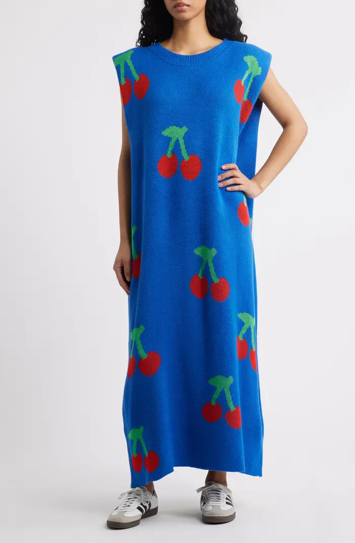 Cherry Pie Sleeveless Knit Maxi Dress | Nordstrom