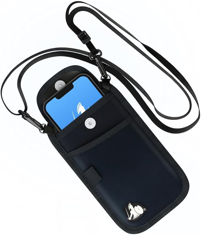 DefenderShield EMF Radiation Blocker Phone Pouch (Black) - Lightweight Radiation Blocker for Cell... | Amazon (US)