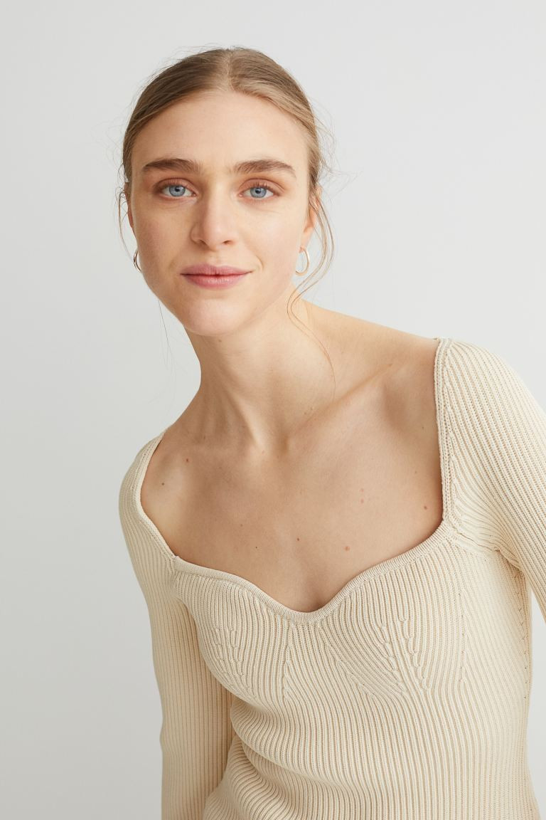 Rib-knit jumper | H&M (UK, MY, IN, SG, PH, TW, HK)