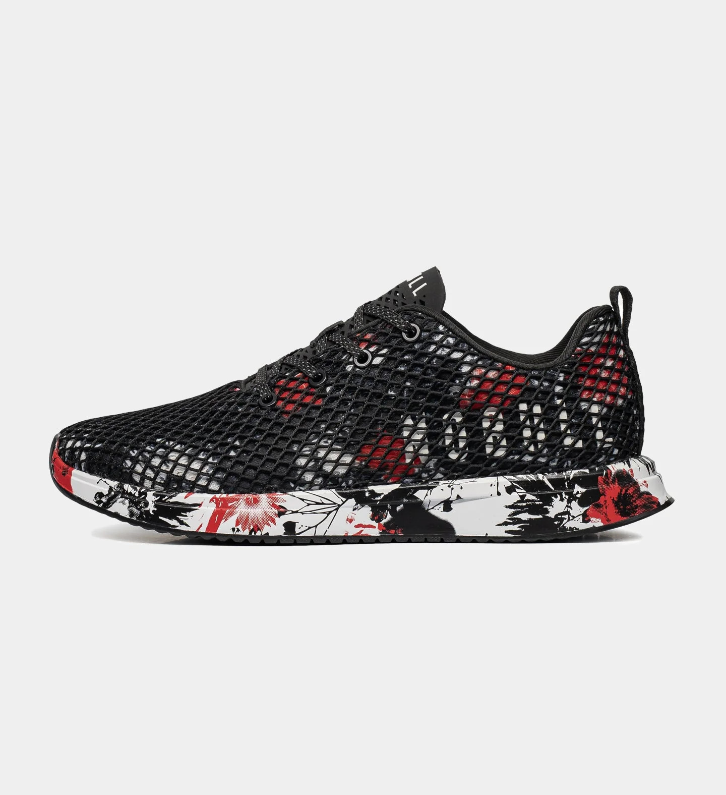 Women's Floral Mesh Runner | BLACK CACTUS BLOSSOM | NOBULL | NOBULL