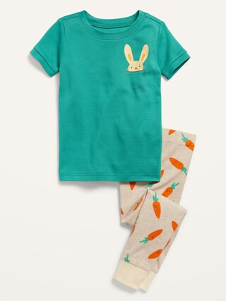 Unisex Short-Sleeve Pajama Set for Toddler & Baby | Old Navy (CA)