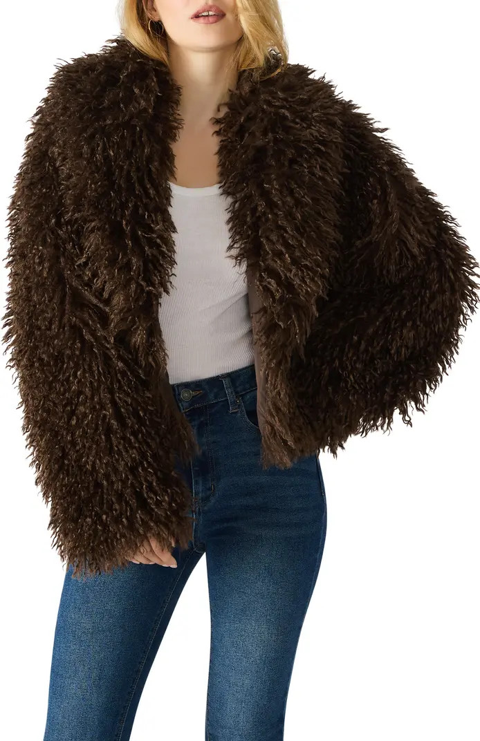 Steve Madden Inaya Faux Fur Jacket | Nordstrom | Nordstrom