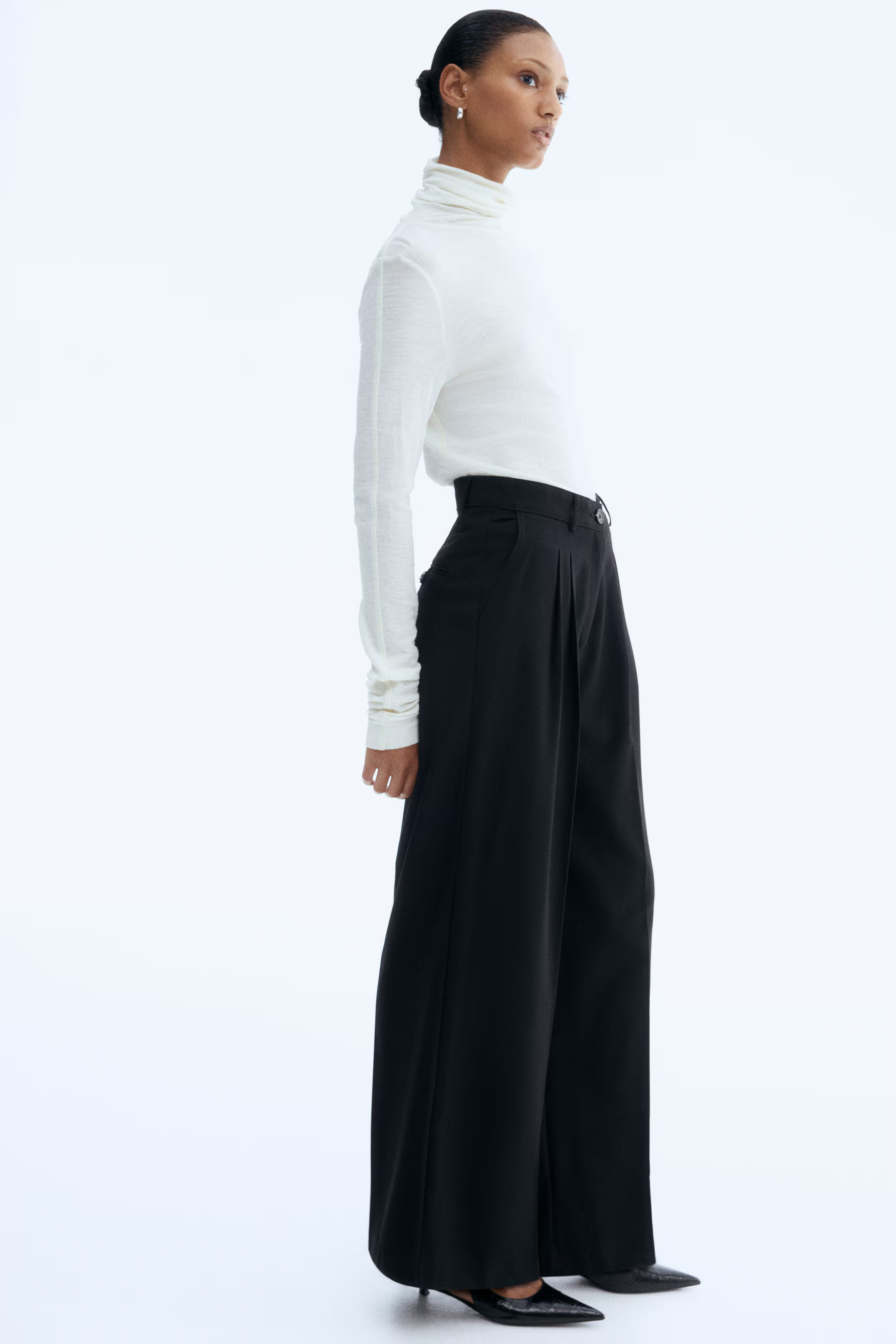Wide tailored trousers | H&M (UK, MY, IN, SG, PH, TW, HK)