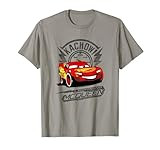 Disney Pixar Cars Lightning McQueen Kachow! Retro Shot T-Shirt | Amazon (US)