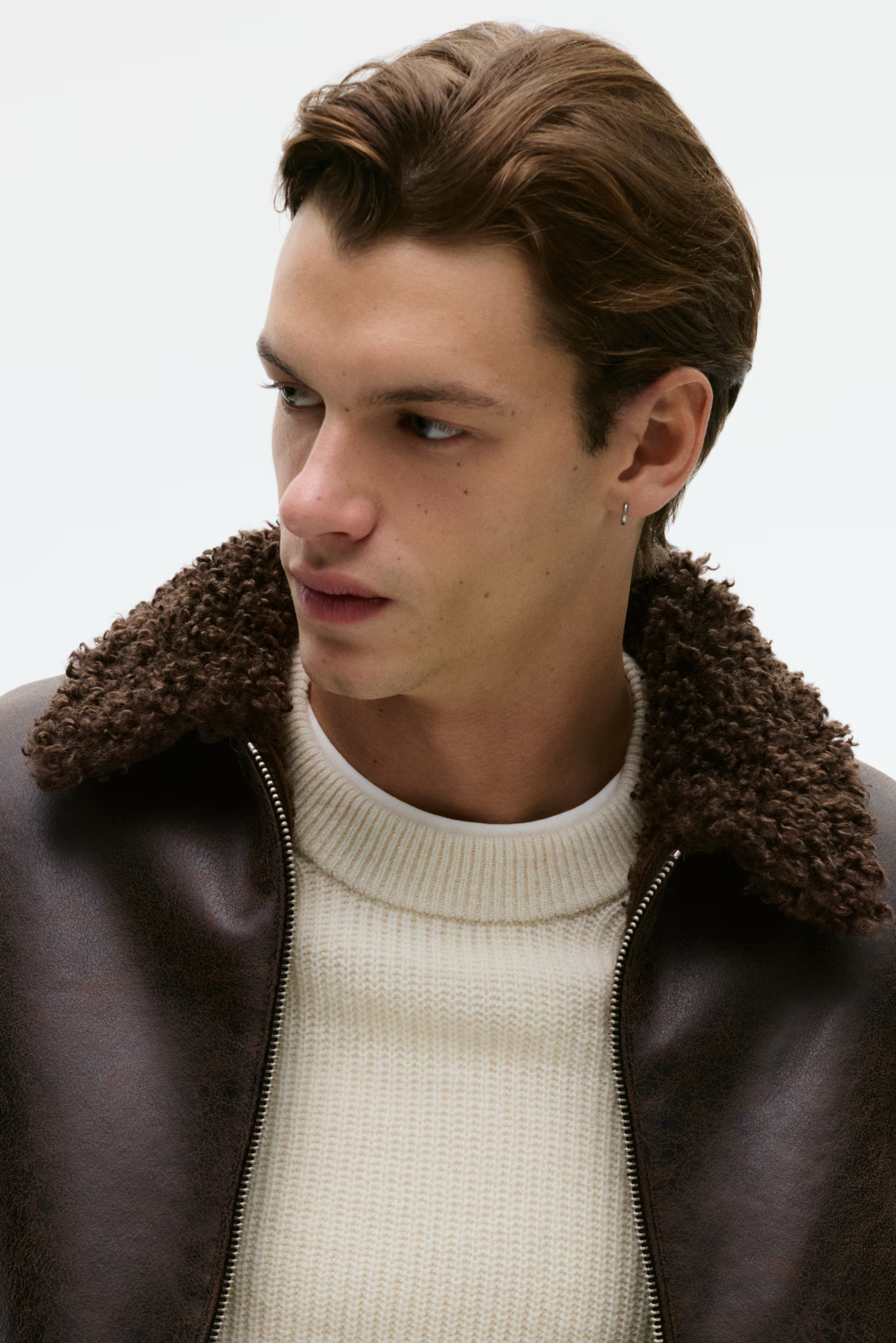Teddy-lined jacket | H&M (US + CA)