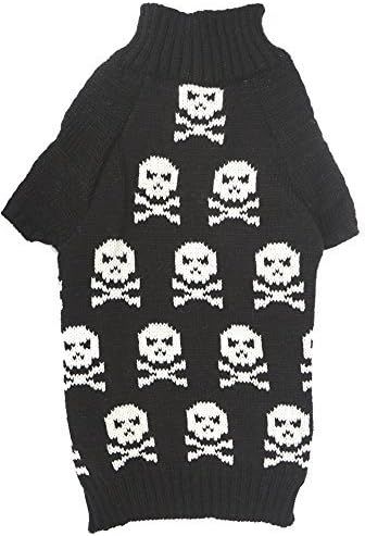 Lanyar Pet Halloween Clothes Skull Sweater for Dogs Cats | Amazon (US)