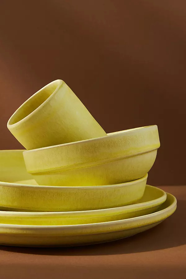 Briar Dinner Plate By Anthropologie in Green Size DINNER | Anthropologie (US)
