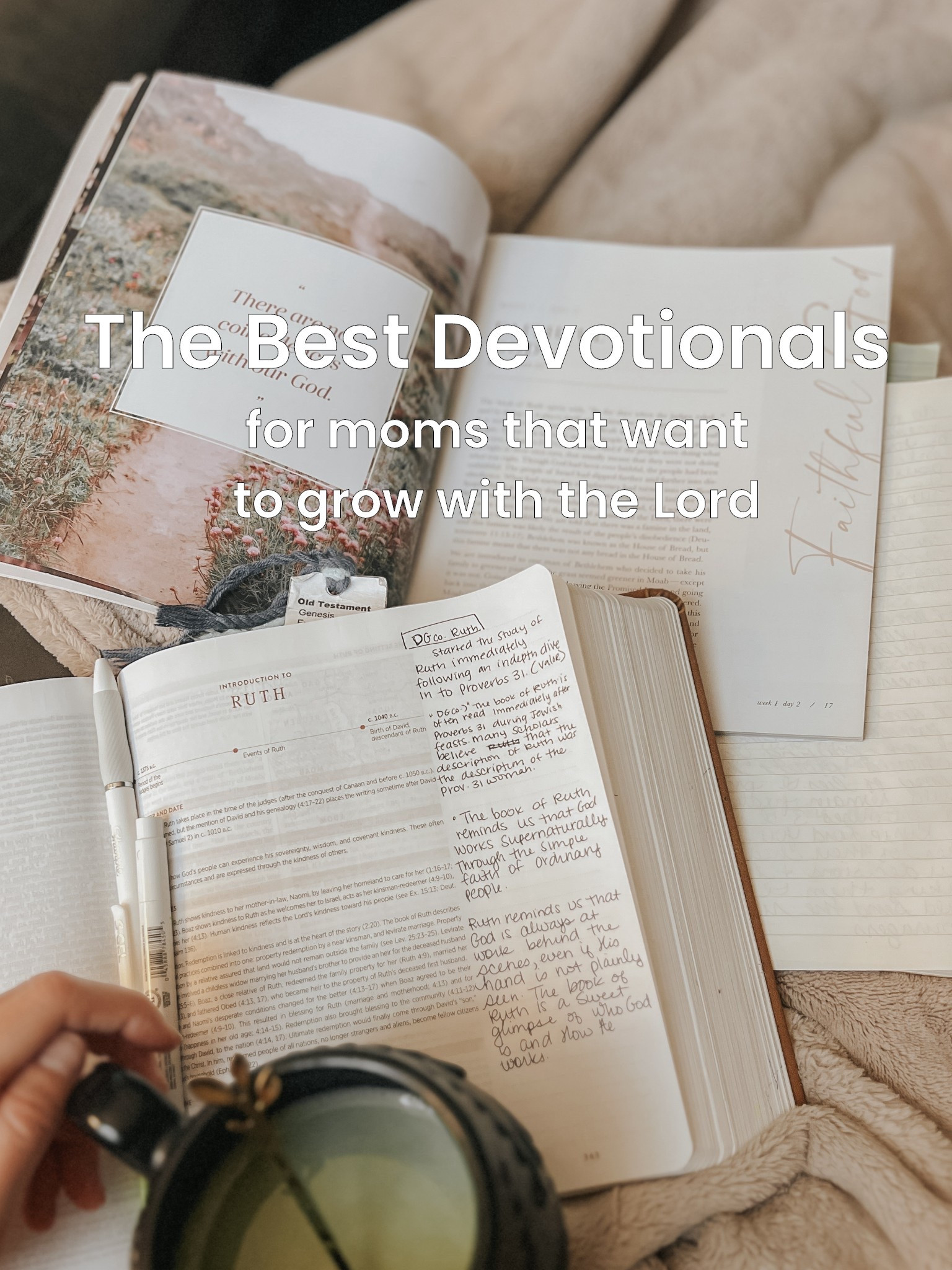 Caution:: these studies and Devotionals are deep, but if you’re a mom desiring to grow closer to the Lord… they’re so good!!! 

