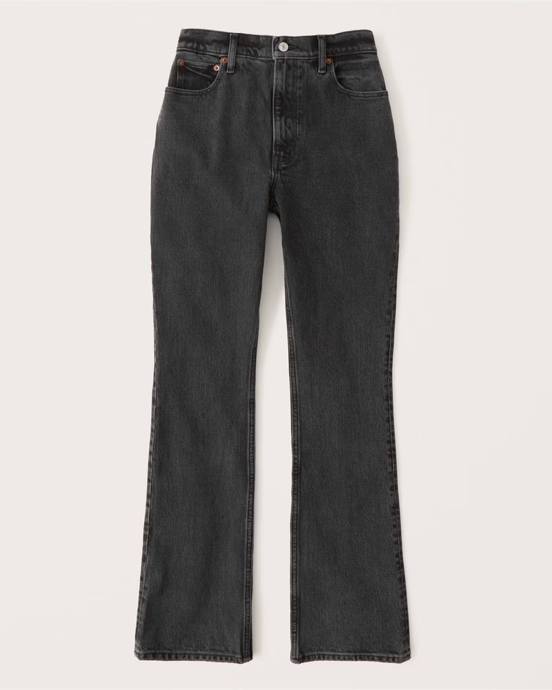 Women's Curve Love Ultra High Rise Vintage Flare Jeans | Women's | Abercrombie.com | Abercrombie & Fitch (US)
