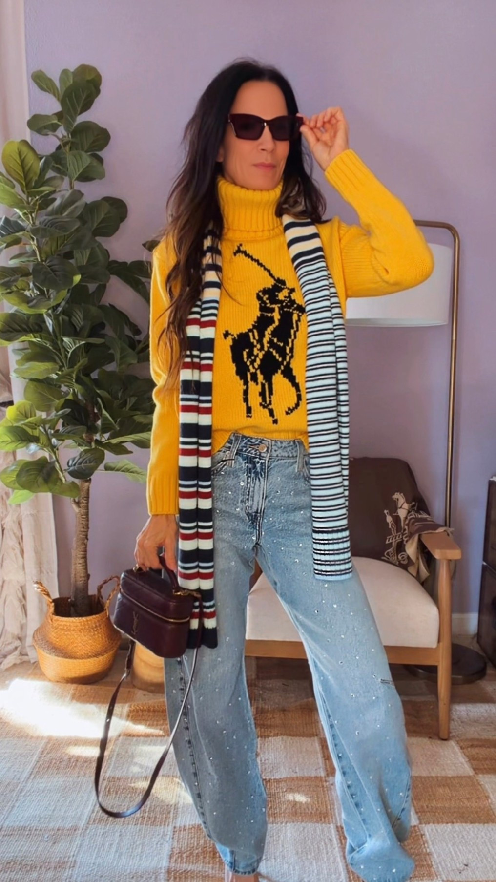 Tried, true, and extra sparkly ✨ These jeans are an absolute closet staple — classic, comfy, and casually covered in crystals because why not? 💎

Paired them with a bold pop of color because subtle has never really been my thing 😉 Holiday-ready, everyday wearable, and guaranteed to bring a little joy wherever you go. Denim that does the most? Say less.

Wearing XS in sweater and 24 in denim 

#LevisDenim #BaggyDadJeans #DazzledMe #SparkleSeason #HolidayStyle #FestiveFashion #DenimObsessed #ClosetStaples #CasualChic #StyledByMe #NicoleColeeStyle #LTKStyle #FashionOver40 #FunWithFashion #nicolecolee #levis #dazzleme #fashionblogger #styleblogger @revolve #revolveambassador 

#LTKGiftGuide #LTKHoliday #LTKgrwm