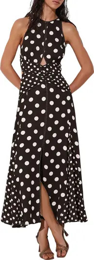 Nayla Mixed Polka Dot Cover-Up Dress | Nordstrom