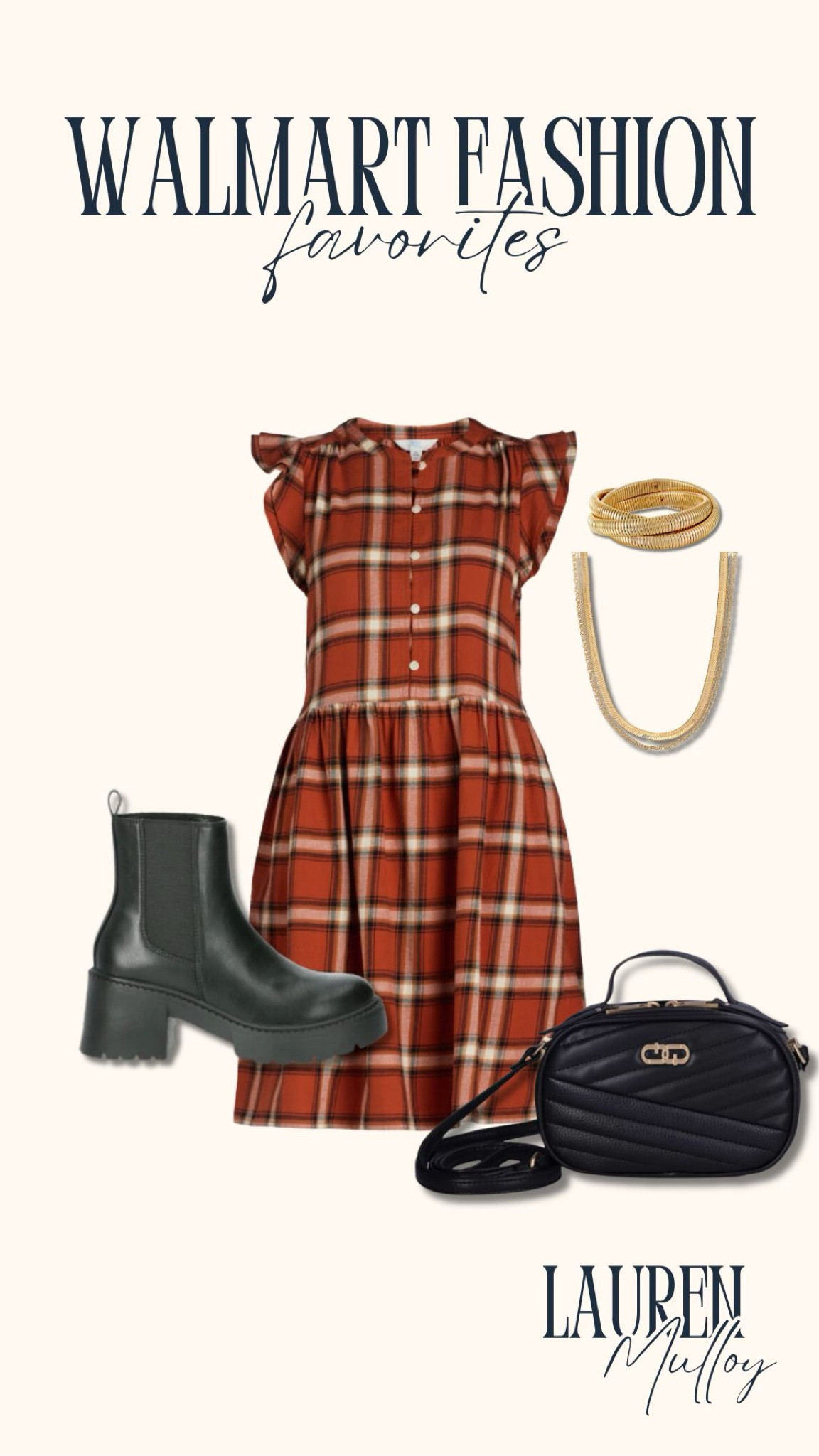 some FALL inspo! Just add your PSL to it and 🤌🏼 wearing a size XS in the dress. size up one in the black boots!
#WalmartPartner @walmartfashion #walmartfashion

#LTKSeasonal #LTKWorkwear #LTKFallSale