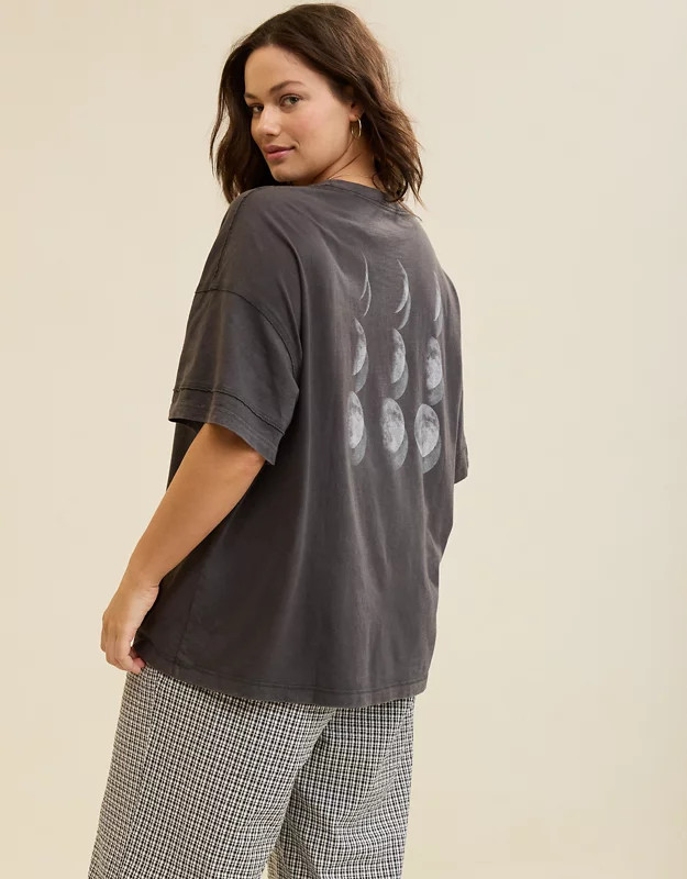 Aerie Oversized Crew Boyfriend T-Shirt | Aerie