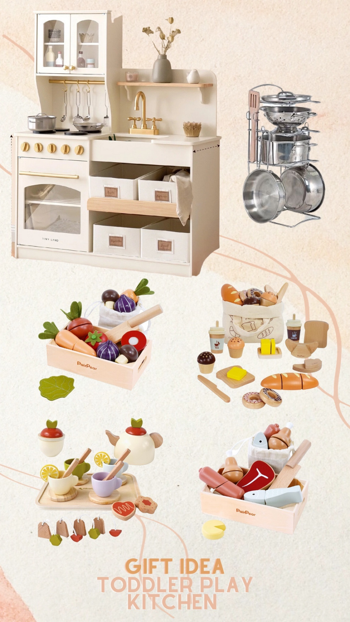 Toddler play kitchen on sale! Black Friday sale on all of these play kitchen products. Toddler gifts, toddler Christmas gifts, toddler play kitchen, gift guide, kids gift guide, kids Christmas gifts, Amazon gifts, Amazon Black Friday deals, Black Friday toddler toys, cyber week, cyber Monday 

#LTKkids #LTKCyberWeek #LTKGiftGuide