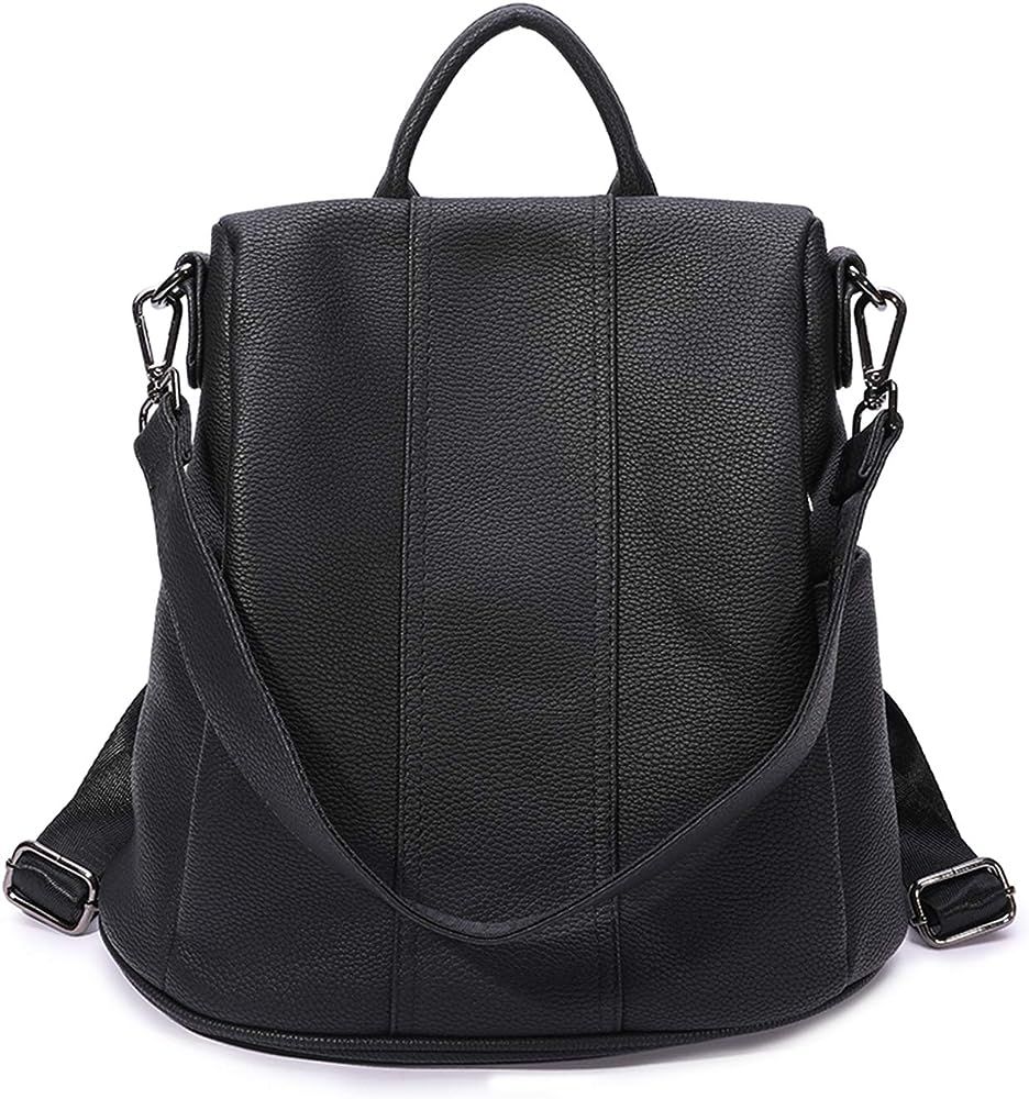 Amazon.com: Women Backpack Purse Anti-Theft PU Leather Rucksack Ladies Shoulder Bag Girls Daypack... | Amazon (US)