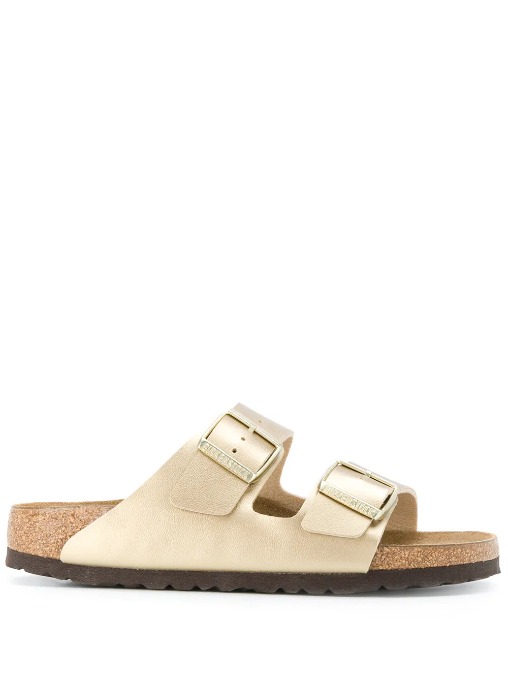 Birkenstock Arizona buckled sandals - Gold | Farfetch Global