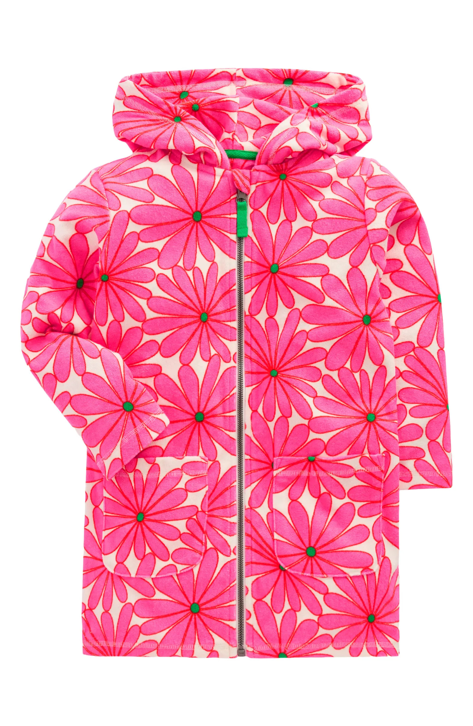 Kids' Romie Towelling Floral Cover-Up Dress | Nordstrom