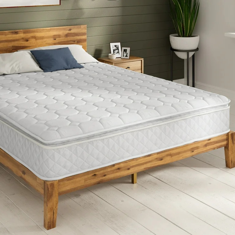 Zinus Dream Pillow Top 10" Hybrid Mattress - Comfort Foam and Pocket Spring, Adult, Queen | Walmart (US)