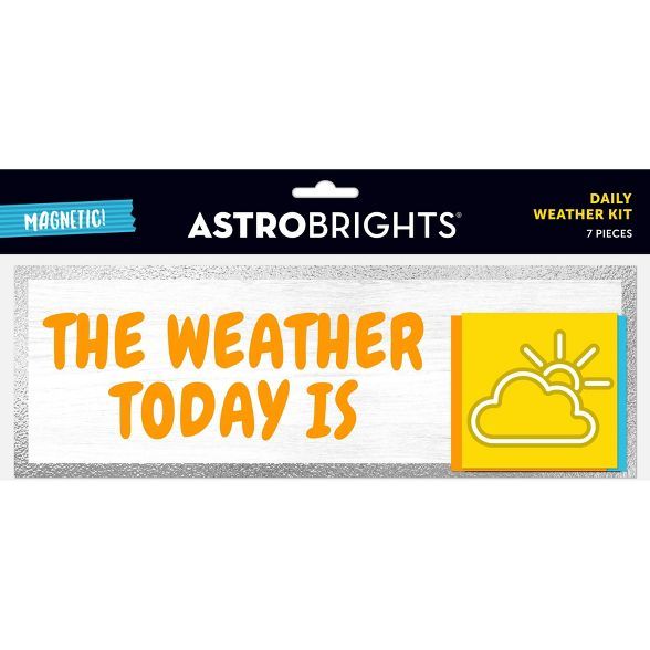 Astrobrights 7pc Magnetic Daily Weather Kit | Target