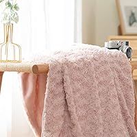 Vangao Throw Blanket Dimensional Rose Design Light Weight Luxurious Cozy Fuzzy Hypoallergenic for... | Amazon (US)