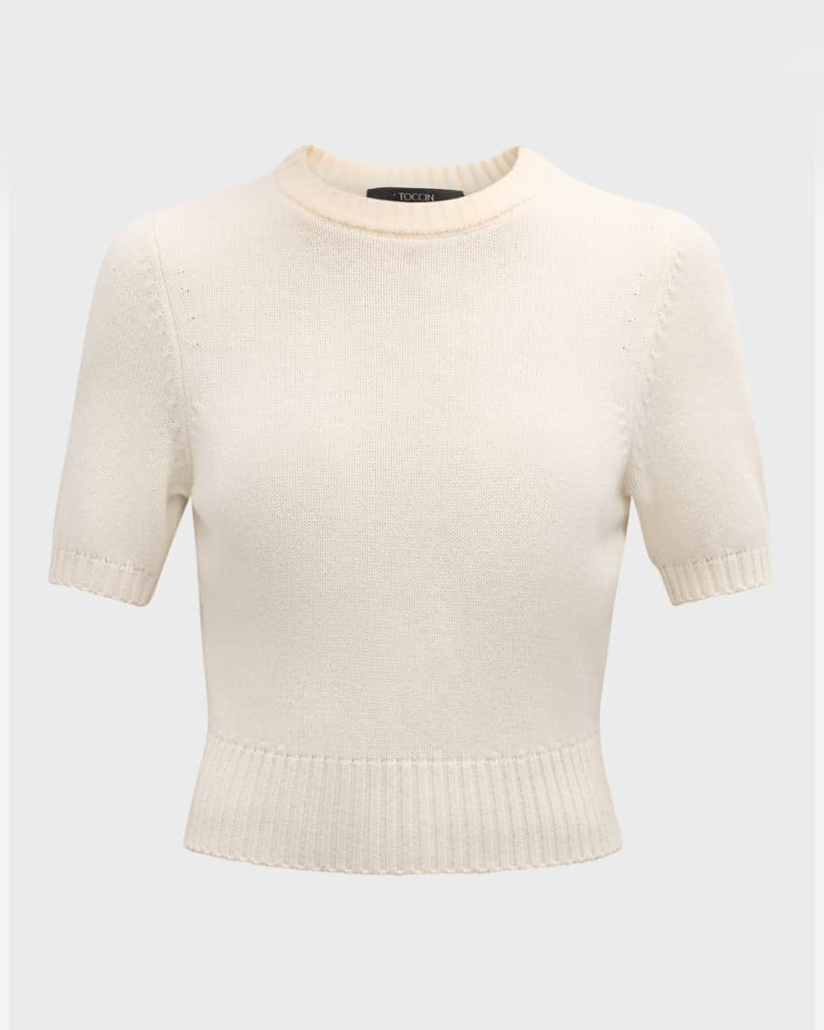 Elsie Short-Sleeve Sweater | Neiman Marcus