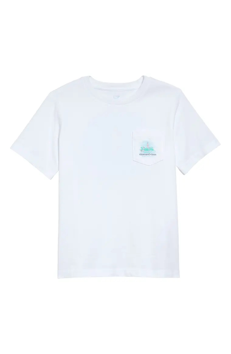 Painted Lighthouse Pocket Graphic Tee | Nordstrom